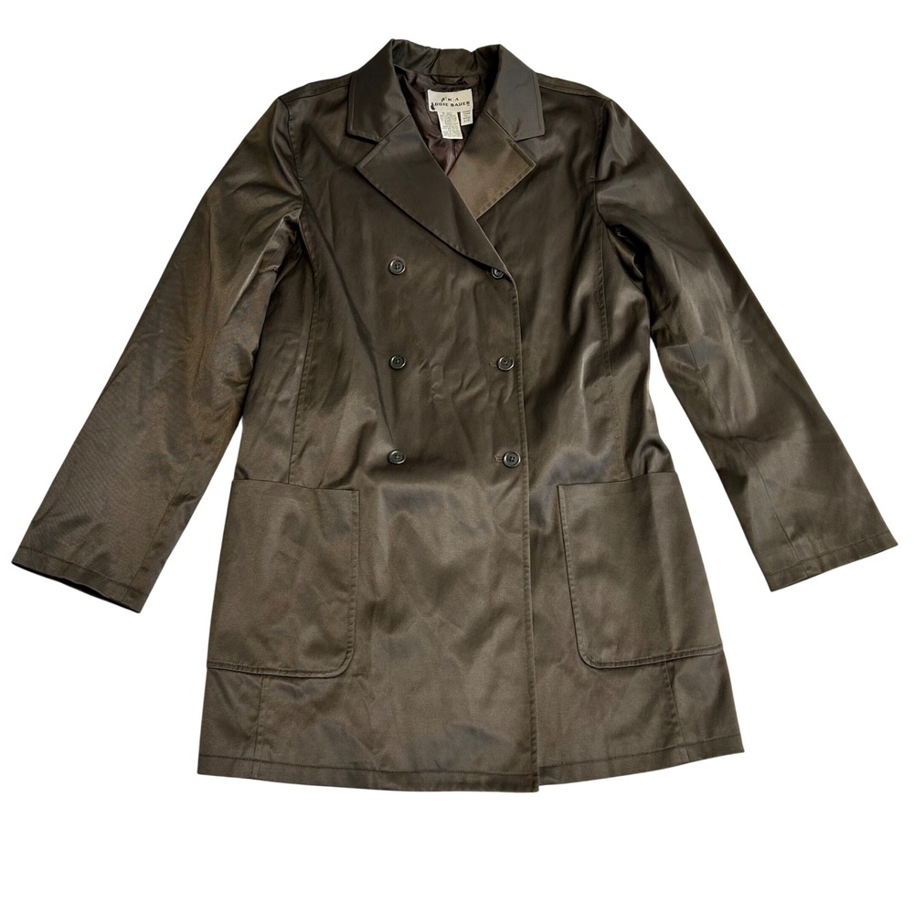Steampunk Mobwife Quiet Luxury Witchy Large Double Breasted Trench Coat Tall